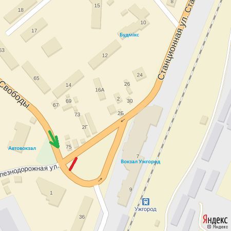 Билборд/Щит, Ужгород, пл.Г.Кірпи-просп.Свободи, Залізн.вокзал,Автовокзал-на Cтанційну