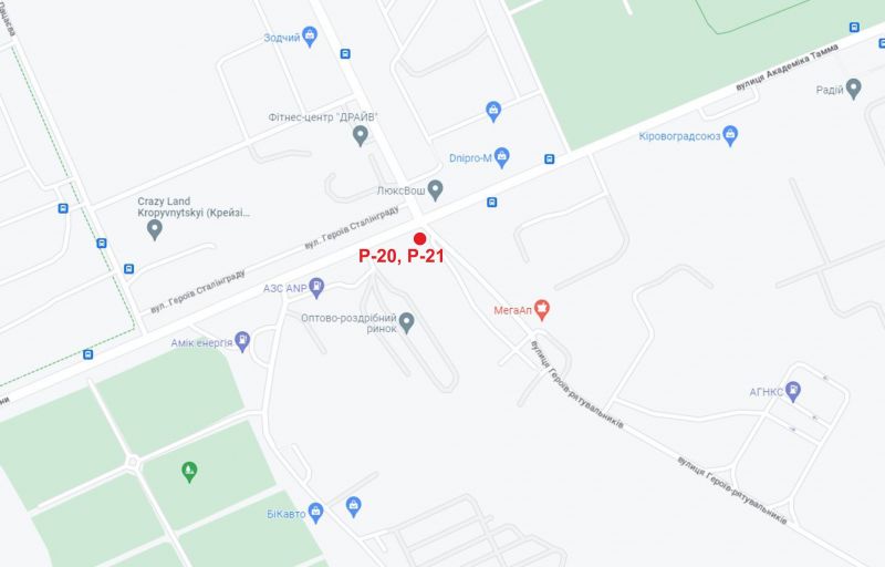 Билборд/Щит, Кропивницкий, вул.Героїв-рятувальників (вул. Волкова)