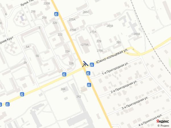 Билборд/Щит, Черновцы, вул. Головна, 279 -- вул. Південно-Кільцева