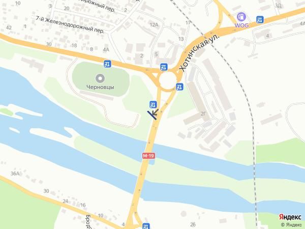 Билборд/Щит, Черновцы, вул. Галицький шлях -- вул. Гагаріна, міст