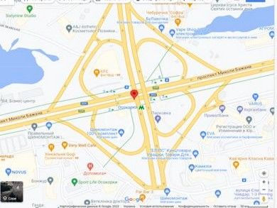 Реклама на мостах, Київ, Бажана пр-т - Дніпровська набережна, ст.м. Осокорки, з центру