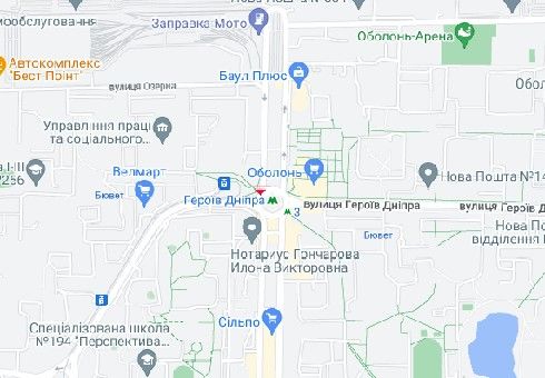 Білборд/Щит, Київ, Оболонський пр., 49