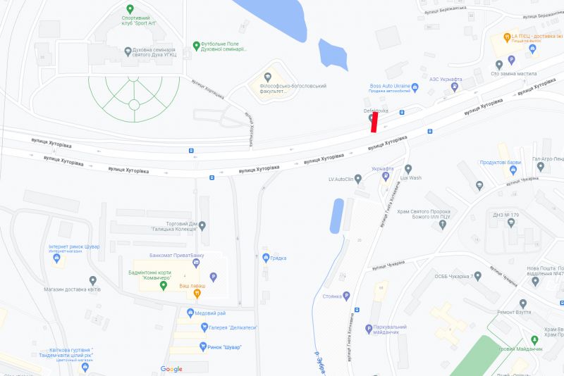Скролл/Ситиборд, Львов, Хуторівка (зупинка ринок Шувар)