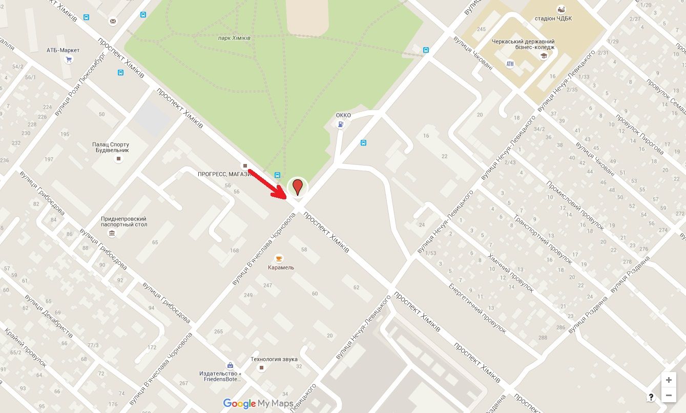 Білборд/Щит, Черкаси, вул. Чорновола - пр-т Хіміків