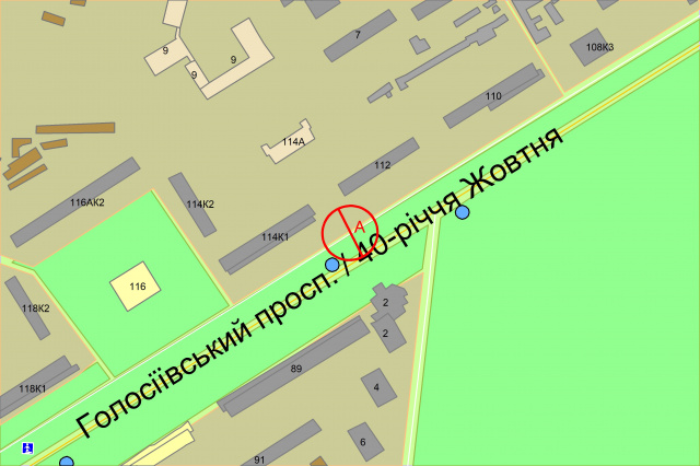 Скрол/Сітіборд, Київ, Голосіївський проспект (40-річчя Жовтня), 114 (Кінотеатр "Загреб")