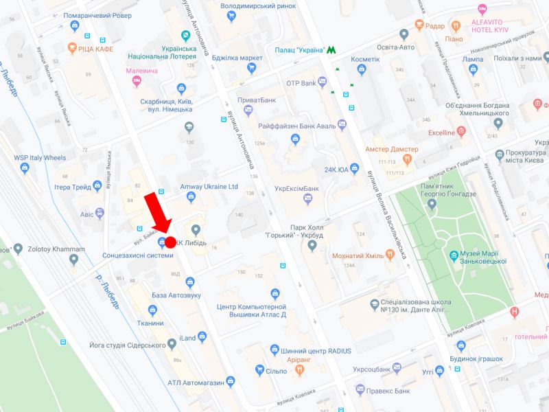 Led екран/Відеоборд, Київ, Малевича вул., 86 - вул. Байкова, на світлофорі, в сторону ТЦ "Ocean plaza", ст.м. "Либідська"