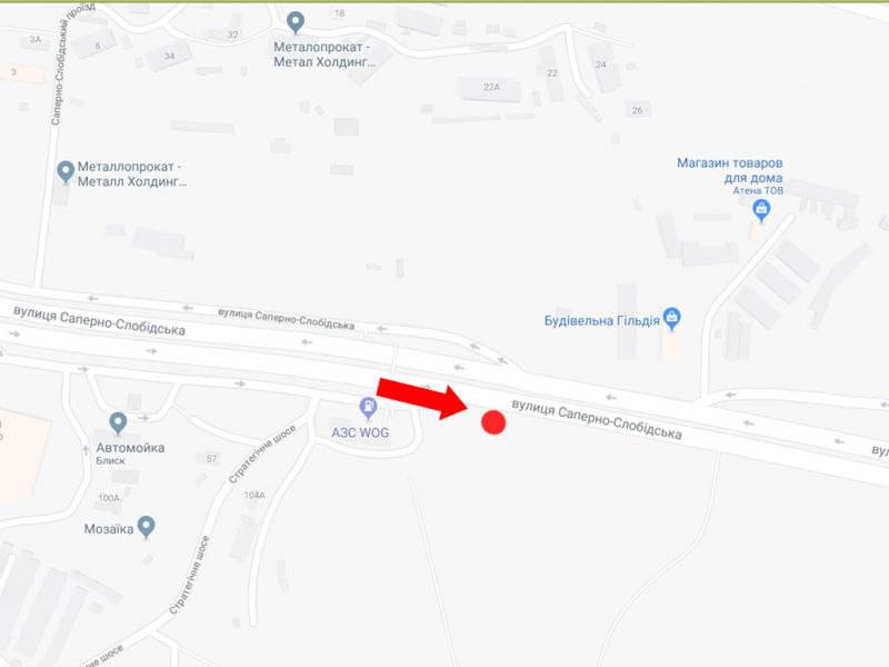 Ролер/Призматрон, Київ, Саперно-Слобідська вул., біля АЗС WOG, в сторону Південного мосту