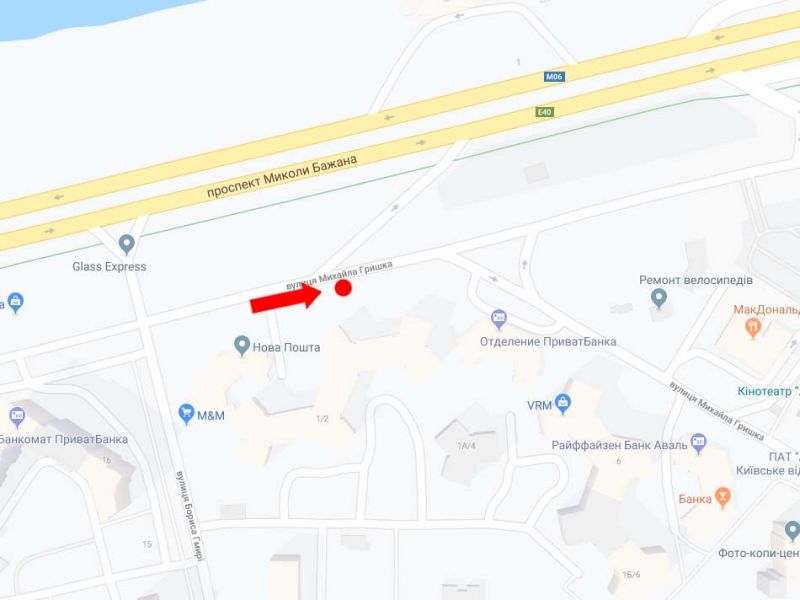 Ролер/Призматрон, Київ, Гришка вул. - вул. Гмирі, біля McDonald's, в сторону ст.м. "Позняки", ТРЦ "Alladin"