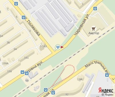 Білборд/Щит, Запоріжжя, Чарівна вул., - Полякова вул.( "Сільпо", "Амстор"," Comfy")
