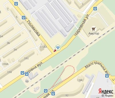 Білборд/Щит, Запоріжжя, Чарівна вул., - Полякова вул.( "Сільпо", "Амстор"," Comfy")