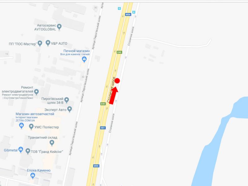 Ролер/Призматрон, Київ, Столичне шосе - 800 м. від пр. Науки, в сторону Наддніпрянського шосе, центру