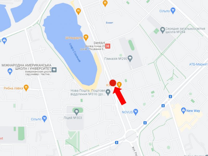 Ролер/Призматрон, Київ, Ревуцького вул., 15, через дорогу, роздільник, в бік ресторану "Хата Рибака"