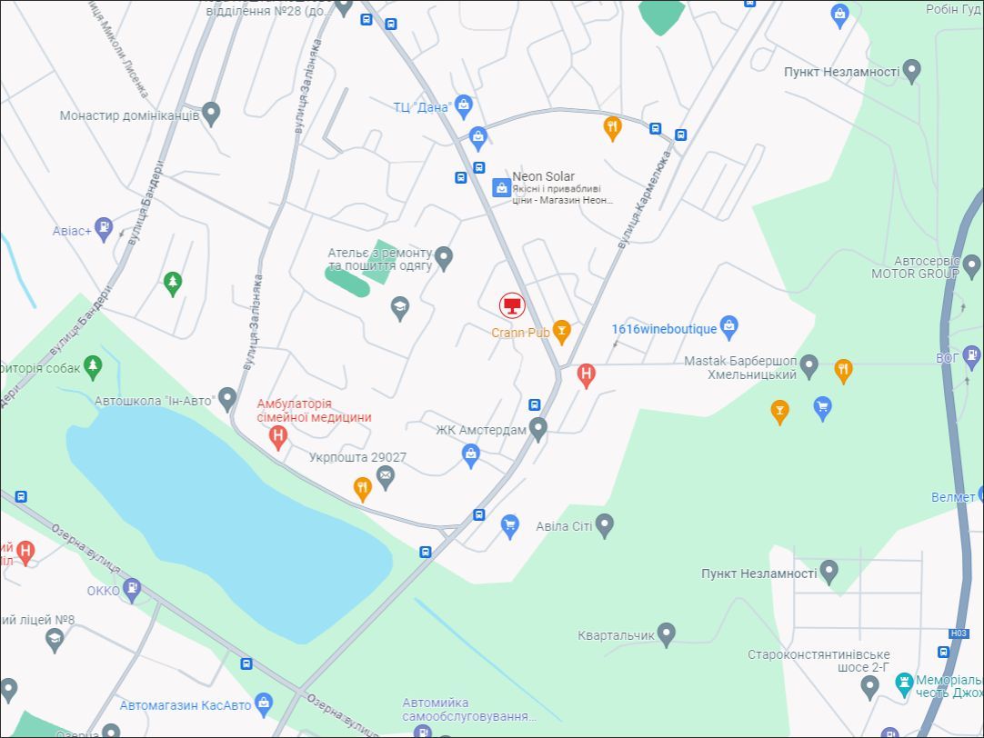 Билборд/Щит, Хмельницкий, Мирного вул., 27, навпроти ТРЦ Агора