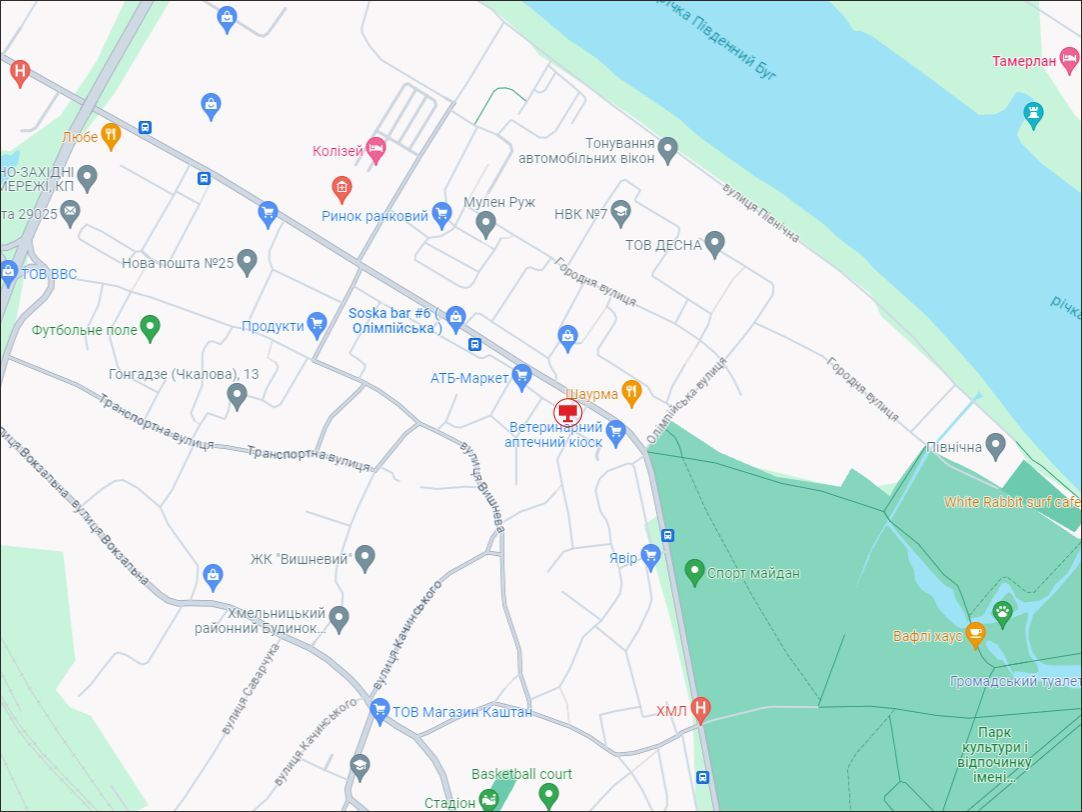 Билборд/Щит, Хмельницкий, Петлюри вул., 1б