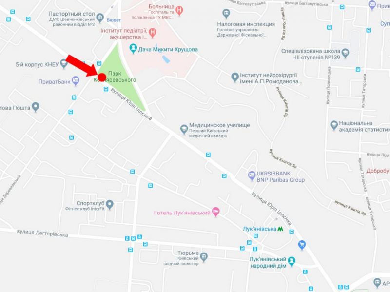 Скрол/Сітіборд, Київ, Іллєнко вул. (колиш. Мельникова вул.), 20 - вул. Древлянська, на світлофорі, в центр