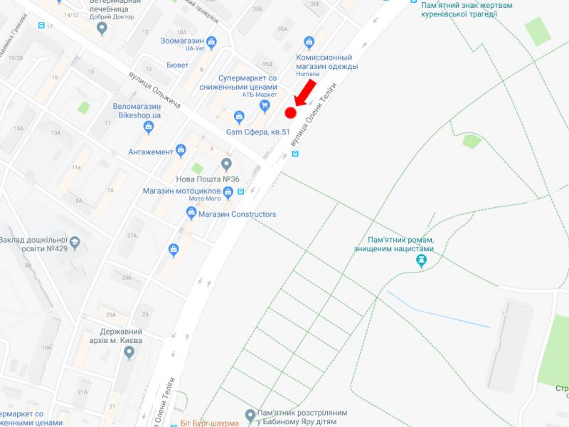 Скрол/Сітіборд, Київ, Теліги вул., 33/2 - вул. Ольжича, на світлофорі, в сторону ст. м. «Шулявська»