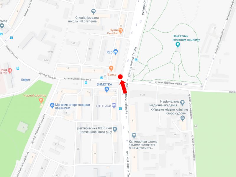 Скрол/Сітіборд, Київ, Теліги вул., 13/14 - вул. Дорогожицька, на світлофорі, в сторону ст. м. "Дорогожичі"