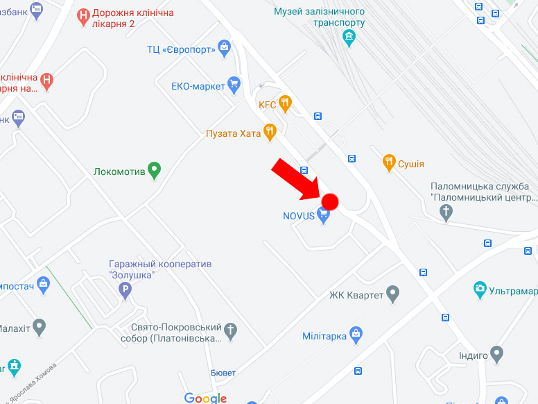 Скрол/Сітіборд, Київ, Кирпи 5-Б, біля супермаркету Novus, McDonald's, навпроти Південного залізничного вокзалу, в сторону вул. Липківського