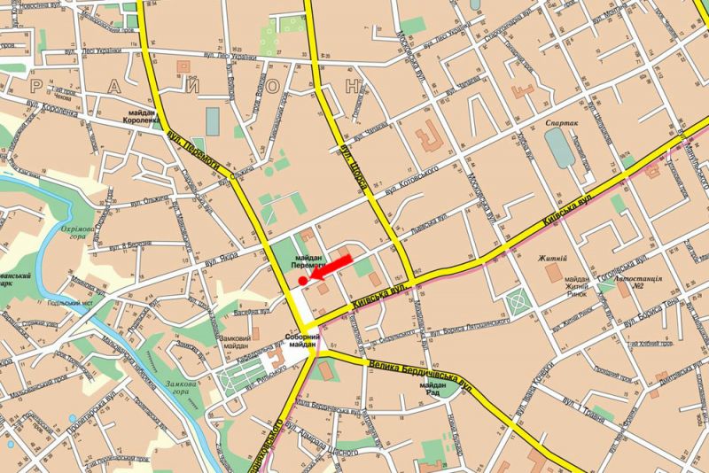 Скрол/Сітіборд, Житомир, Перемоги пл., 1/12, біля магазину "ТЕМП", центр