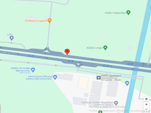 Билборд/Щит, Трассы, Бориспільське шосе, напрямок в Київ