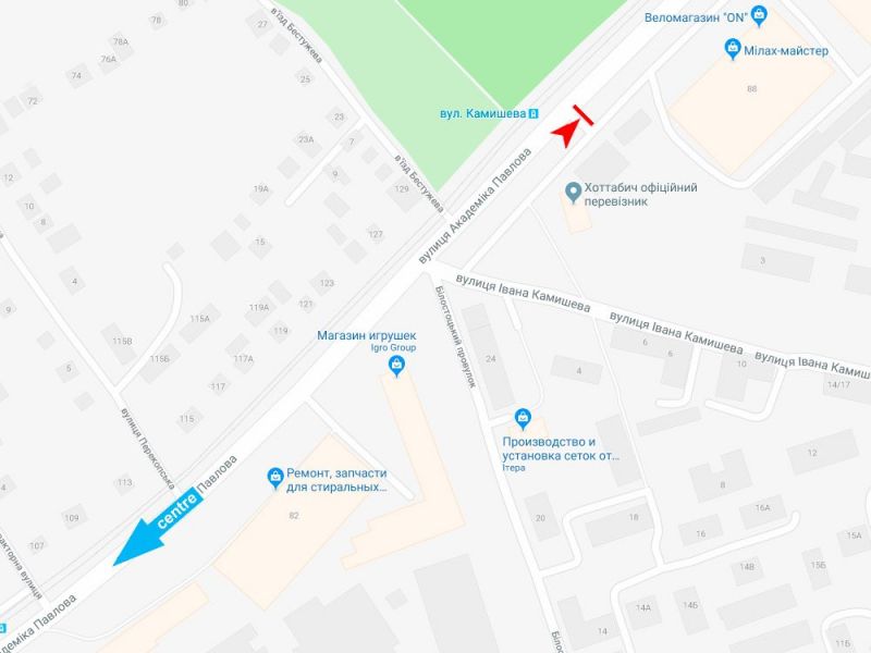 Білборд/Щит, Харків, Академіка Павлова вул., 88 (1), з центру (зуп.Камишева)