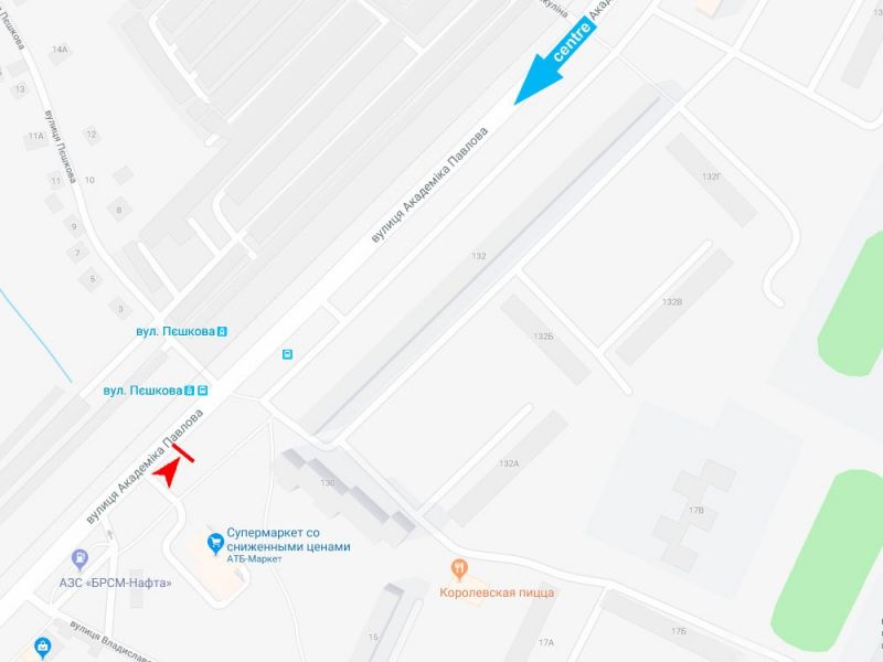Білборд/Щит, Харків, Академіка Павлова вул., 130-Б, з центру (зуп. Редькіна (Пєшкова))