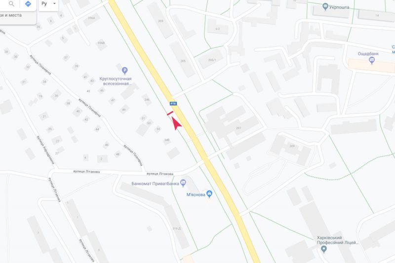 Білборд/Щит, Харків, Аерокосмічний (Гагаріна) пр-т - Планерна вул., 53, в центр