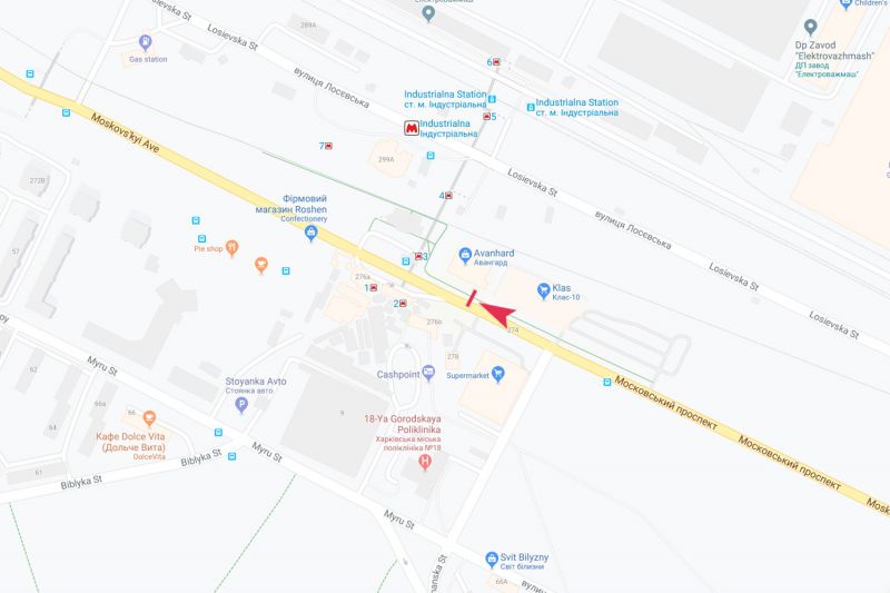 Ролер/Призматрон, Харків, Героїв Харкова пр-т, 274 В - "Індустріальна" ст.м., в центр