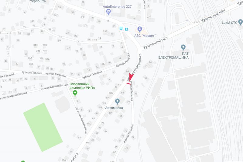 Билборд/Щит, Харьков, Озерянська вул., 88 - Рилєєва вул., з центру