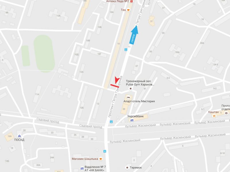 Билборд/Щит, Харьков, Петра Григоренка пр-т,10 (навпроти VAB bank), з центру