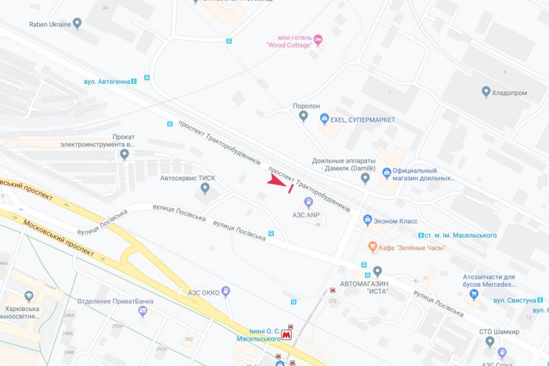 Билборд/Щит, Харьков, Тракторобудівників пр-т, 1/1, в центр