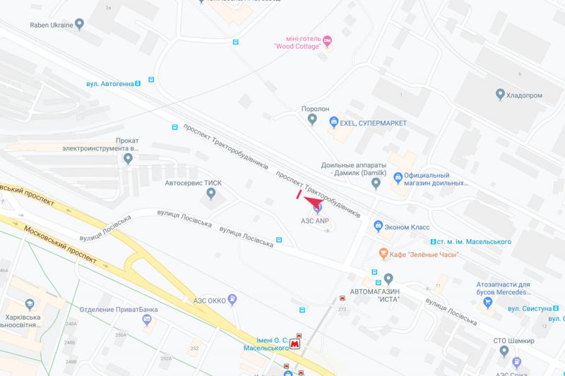 Билборд/Щит, Харьков, Тракторобудівників пр-т, 1/1, з центру
