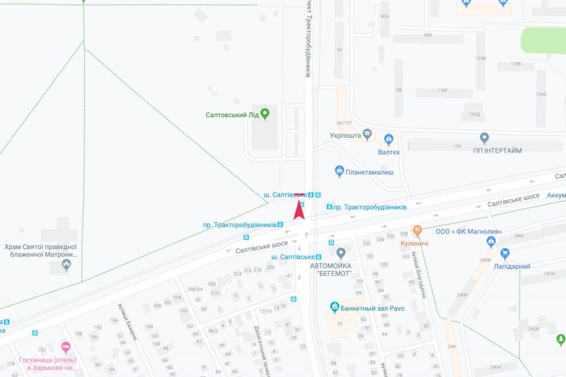 Билборд/Щит, Харьков, Тракторобудівників пр-т, 55-б, з центру