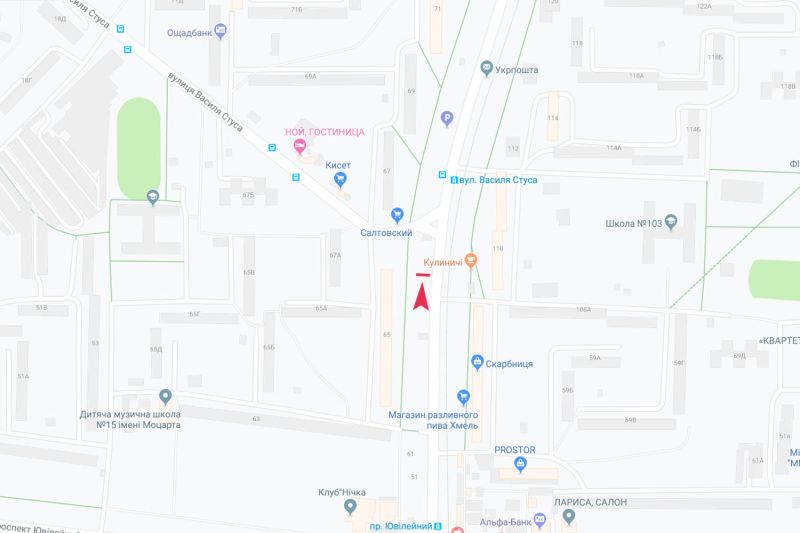 Билборд/Щит, Харьков, Тракторобудівників пр-т, 65 - Василя Стуса вул., з центру