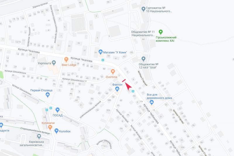Билборд/Щит, Харьков, Богданівська (Чебишева) вул. - Новошишківська вул., в центр