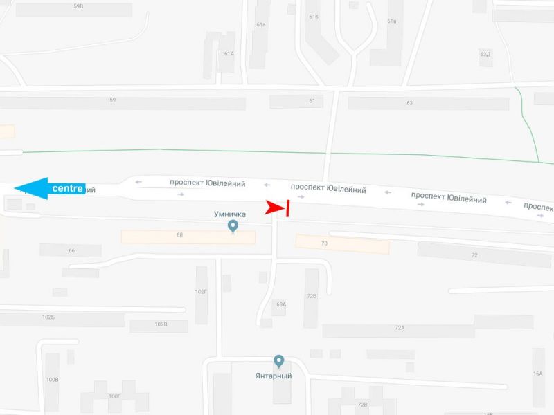 Билборд/Щит, Харьков, Ювілейний пр-т, 70, з центру
