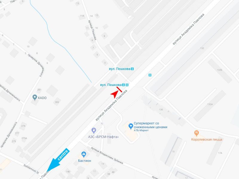 Реклама на остановках, Харьков, Академіка Павлова вул. - Тараса Редькіна (Пєшкова) вул. (зупинка вулиця Тараса Редькіна (Пєшкова)), з центру