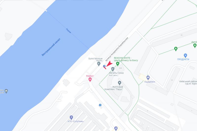 Реклама на остановках, Харьков, Барабашова вул., 36-Б