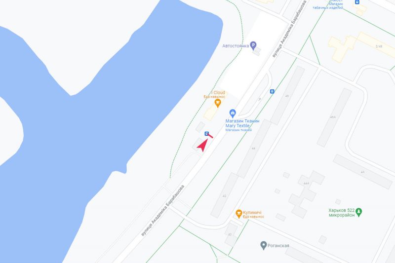 Реклама на остановках, Харьков, Барабашова вул., 7-А