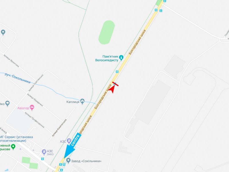 Реклама на остановках, Харьков, Харківське (Білгородське) шосе, 7-А - Рекреаційна (Макаренка) вул. (зупинка Велоцентр)