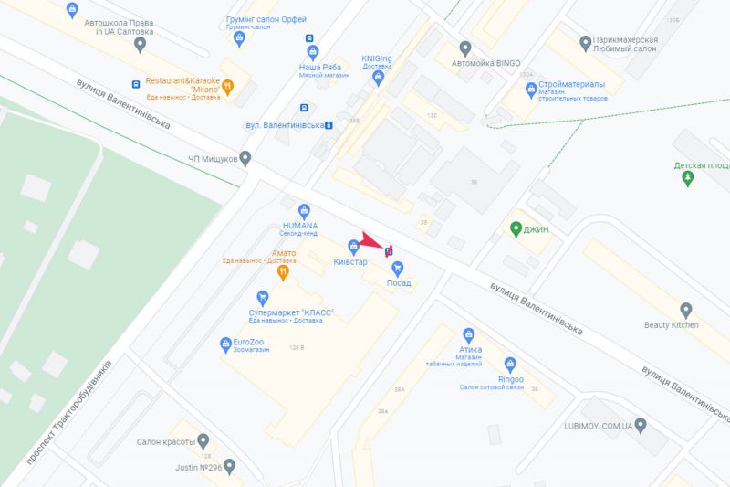 Реклама на остановках, Харьков, Валентинівська вул., 38-Б