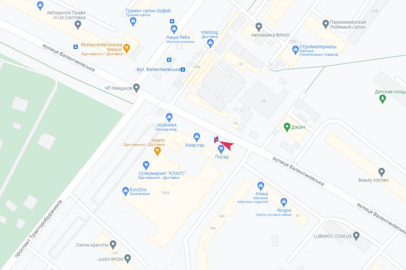 Реклама на остановках, Харьков, Валентинівська вул., 38-Б