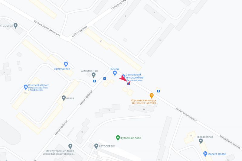 Реклама на остановках, Харьков, Валентинівська вул., 44б