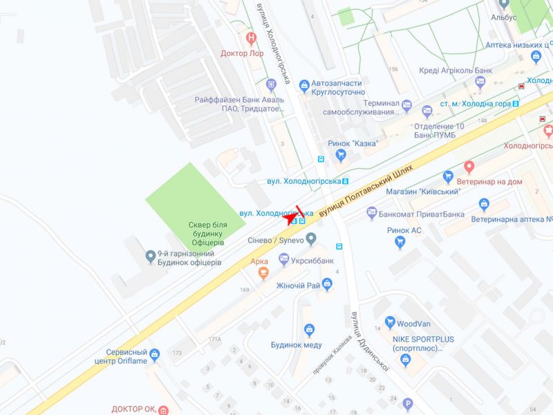 Реклама на остановках, Харьков, Полтавський шлях вул. - Холодногірська вул., 3 (вулиця Холодногірська)
