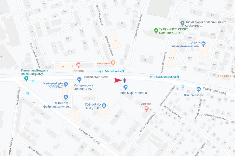 Реклама на остановках, Харьков, Салтівське шосе, 12 (зупинка Михайлика), з центру