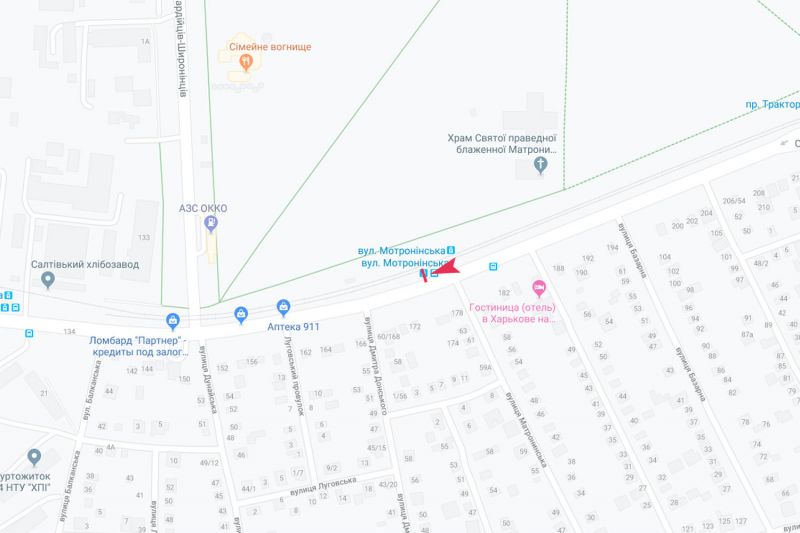 Реклама на остановках, Харьков, Салтівське шосе (навпроти будинку № 176) (зупинка Марії Заньковецької (Мотронінська)),в центр