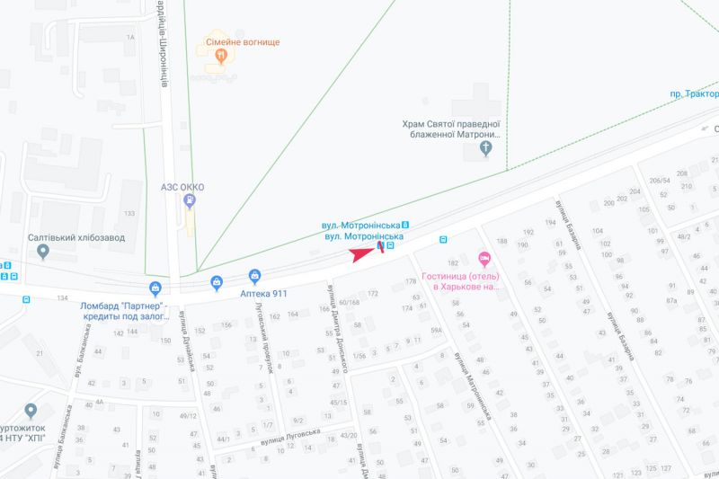 Реклама на остановках, Харьков, Салтівське шосе (навпроти будинку № 176) (зупинка Марії Заньковецької (Мотронінська)), з центру