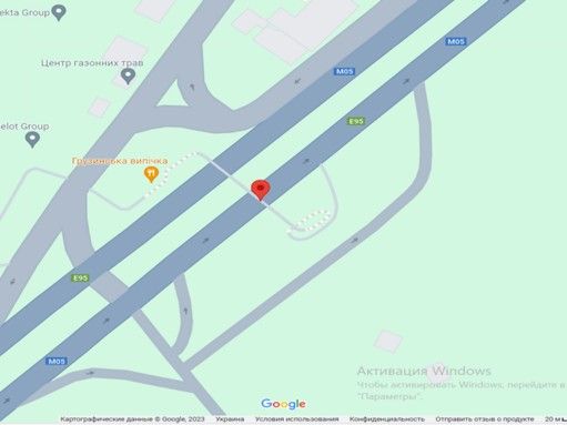 Реклама на мостах, Трассы, М-05 Одеська,Шостий напрямок в Київ
