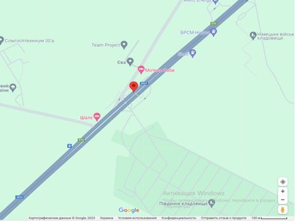 Реклама на мостах, Трассы, М-05 Одеська Шостий напрямок з Києва