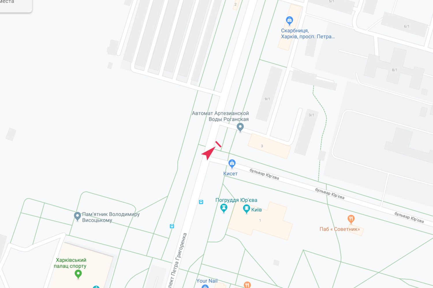 Led екран/Відеоборд, Харків, Героїв Харкова проспект - Петра Григоренка пр-т - Юр'єва б-р, 3, центр
